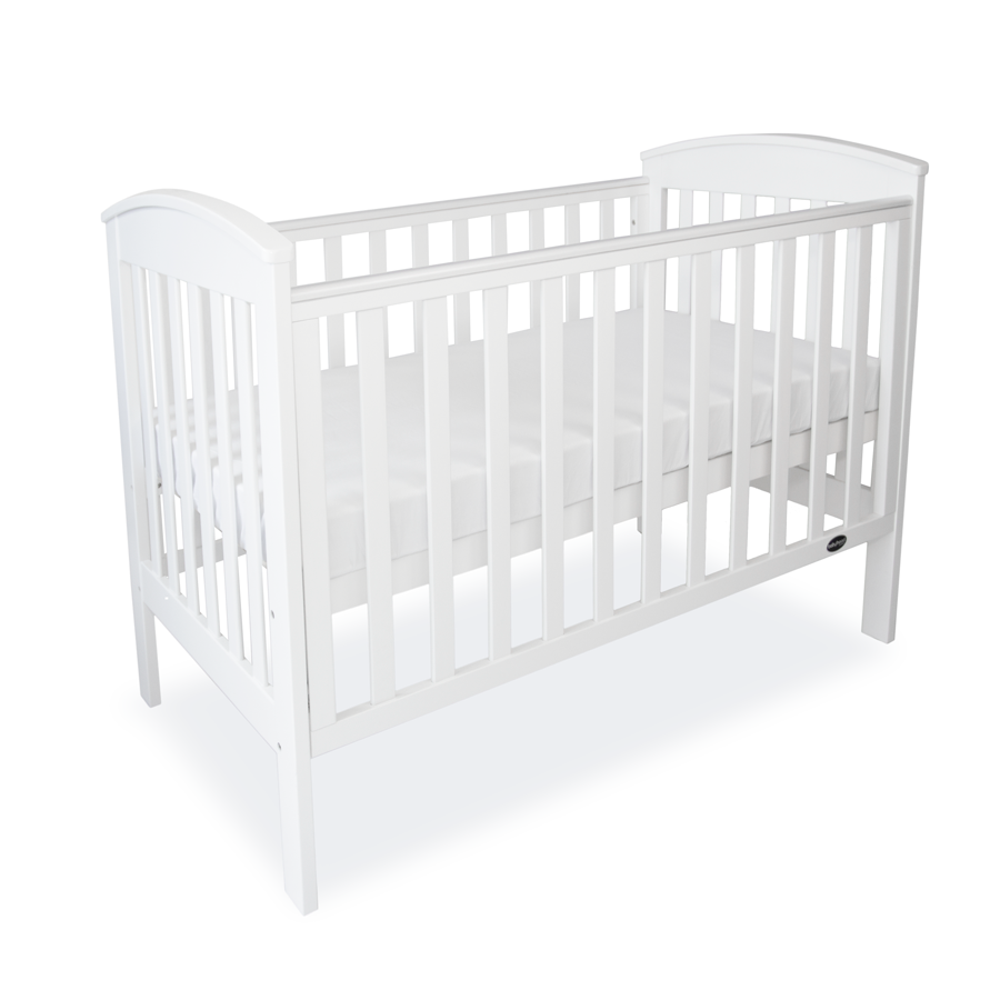 Babyhood Classic Curve Cot 4 in 1 White